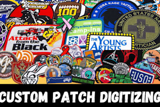digitize custom embroidery patches in just 1 hour