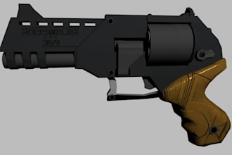 ready 3d game asset,amour,weapon gun model,pbr texture, rig for game, animation