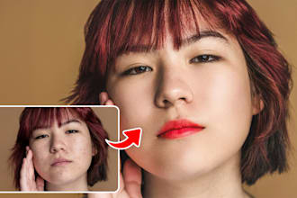 do high end photo editing and retouching in photoshop