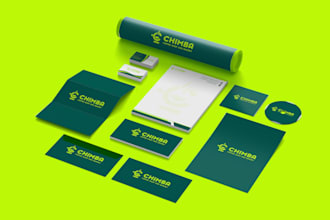 create unique logo, corporate identity package, and brand guide
