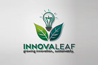 make leaf brand logo in 24 hours or any graphics design