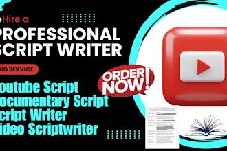 craft compelling youtube scripts, engaging documentaries, dynamic video script