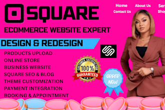 square website design square website redesign square ecommerce square bookings