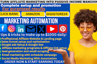 setup clickbank affiliate website link promotion, clickbank affiliate marketing