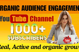 organic 1000 subscribe youtube channel for monetization