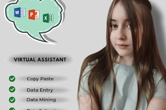 be your reliable virtual assistant for data entry, research, and admin tasks