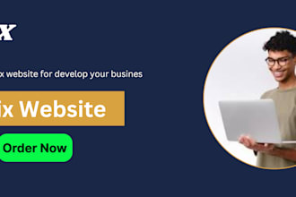develop wix website, design and redesign