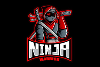 draw gaming mascot sports logo design