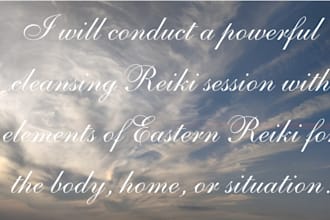 conduct a powerful cleansing reiki session with elements of eastern reiki