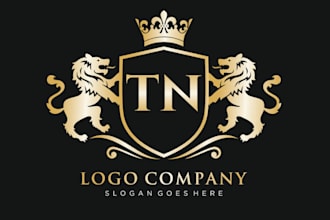 design heraldic family crest coat of arms logo