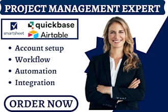 setup quickbase workflow smartsheet jobnimbus jira airtable project management