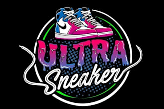 create a sneaker and shoe logo