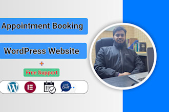 create appointment scheduling or appointment booking website