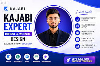be your kajabi desinger and expert