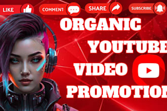 do organic youtube video promotion to rank you video