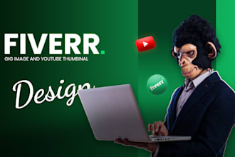 design an eye catching fiverr gig image or thumbnail that boosts sales