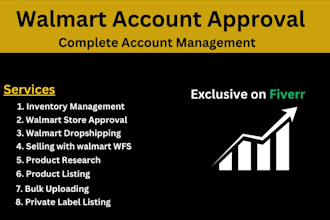 do walmart wfs, 2 step dropshipping, walmart approval, fully manage your account
