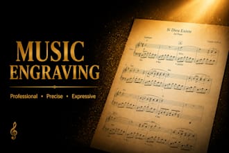 engrave your sheet music
