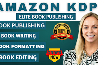 amazon kdp book publishing, formatting promotion and paperback publishing