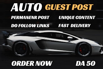 write and submit a guest post on the quality auto blog