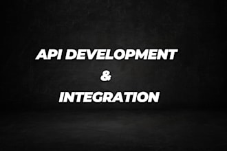 develop or integrate any API