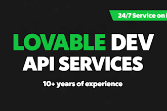 integrate API, fix bugs and deploy your lovable ai app