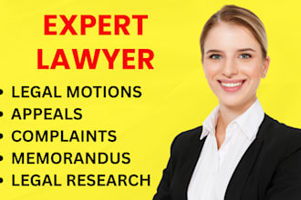 write legal documents that include discovery, motions, complaints, and discovery