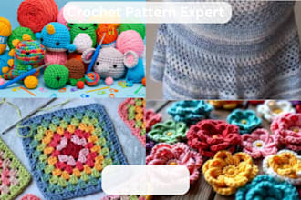 create custom handmade crochet patterns and amigurumi designs