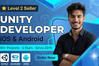do unity game development, 2d 3d mobile PC and xr experience developer