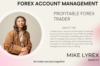 handle account management, daily profit making for mt4 or mt5 account management
