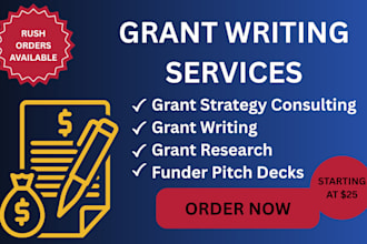 do grant research and grant writing