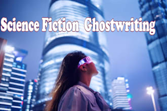 ghostwrite fantasy and science fiction novels or books up to 70,000 words