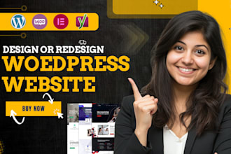 do wordpress website design, redesign or revamp wordpress or woocommerce website
