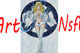 draw sfw and nsfw art in anime style