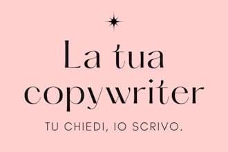scrivere i testi per il tuo sito web