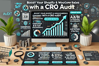 boost your shopify, woo commerce sales with a high converting cro audit
