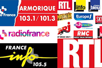 do a viral promotion of your music or podcast on france, paris radio live
