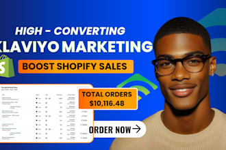 setup klaviyo email marketing, klaviyo flows, campaign, mailchimp for shopify