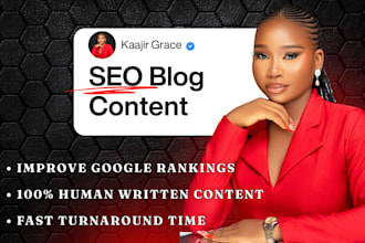 write b2b blog articles and website content for SEO