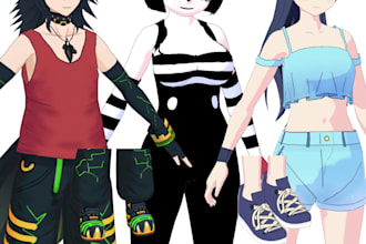 make a vroid outfit