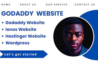 build company website, godaddy website builder, godaddy website design redesign