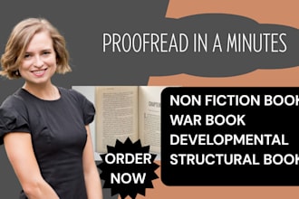 proofread and edit your manuscript or documents within 1 hour