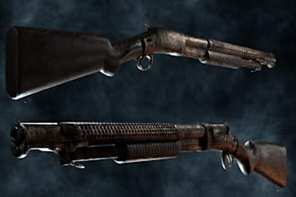 model and texture high quality assets for games and renders