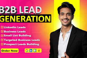 do b2b lead generation, targeted prospect list, and email list building