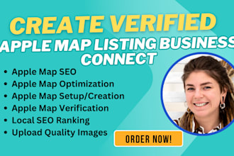 set up and optimize apple maps business connect profile apple map listing SEO