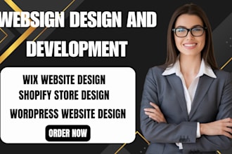 design wordpress website revamp shopify website development update wix velo code