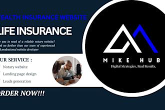 homecare elderly care website life insurance leads healthcare wix wordpress