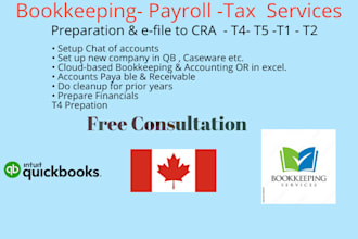 prepare canada corporate tax t2  personal taxes t1  efile to cra