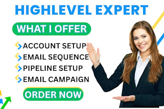 setup gohighlevel email sequence ghl drip marketing campaign sms ghl workflow