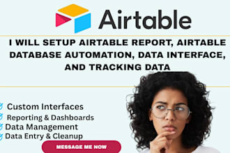 setup airtable report airtable database automation data interface tracking data